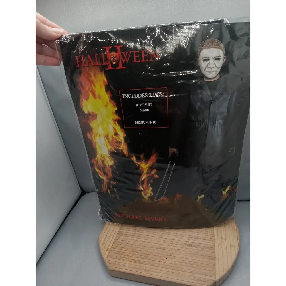 *Brand New* Michael Myers Costume Halloween Cosplay Horror Slasher Child Medium - Picture 10 of 10